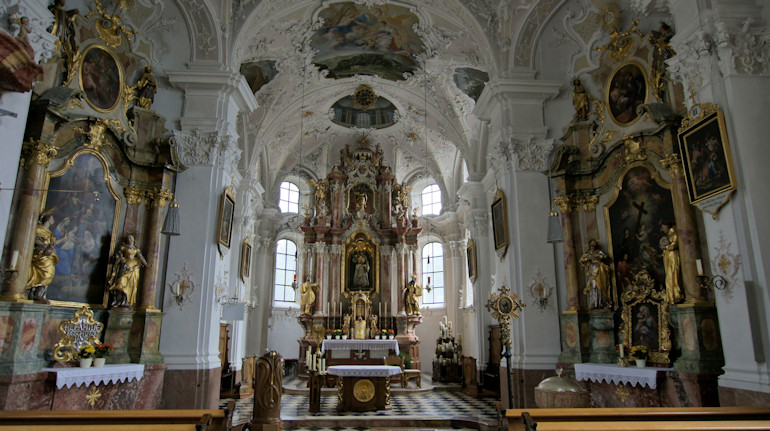 Pfarrkirche Eben am Aachensee, Innenansicht