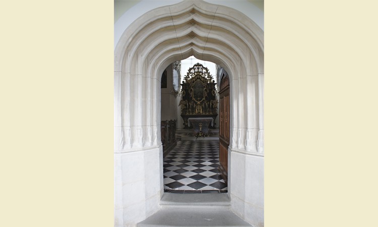 entrance to the chapel