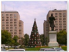 Santiago: Coca Cola Weihnachtsbaum