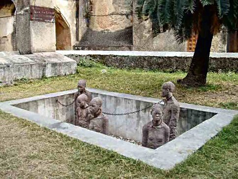 Monument at the former slave market