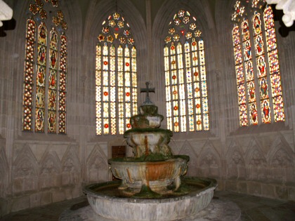 Fountain house in the cloister