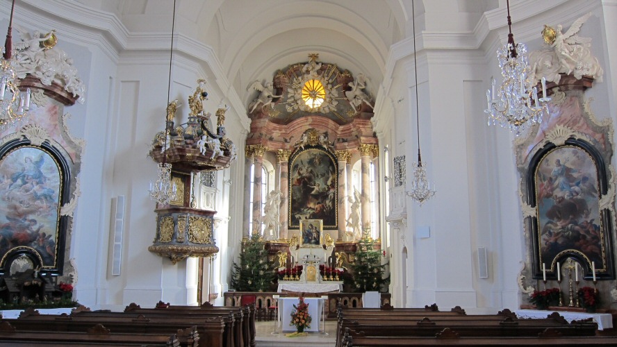Ober Sankt Veiter Kirche, Innenaufnahme