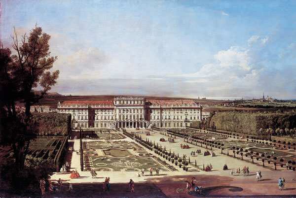 Schönbrunn von Canaletto, KHM-Wien
