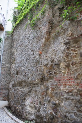 Rest der römischen Stadtmauer von Wien