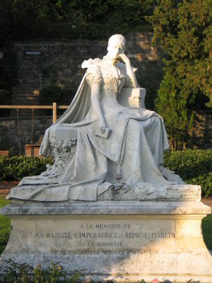 Kaiserin Elisabeth monument in Montreux