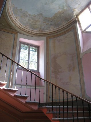 Escalier de l'hôtel Bregaglia