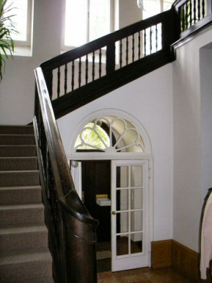 Treppe in der Villa Trapp